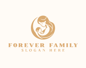 Mother Infant Family Planning logo design