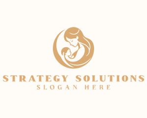 Mother Infant Family Planning logo design