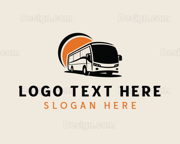 Bus Shuttle Vehicle Logo