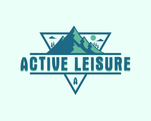 Adventure Mountain Peak logo design