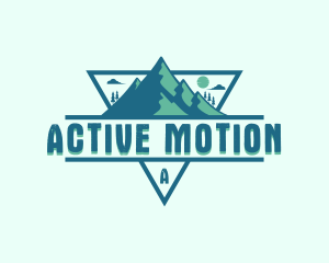 Adventure Mountain Peak logo design