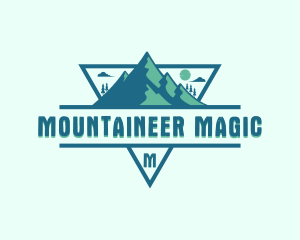 Adventure Mountain Peak logo design