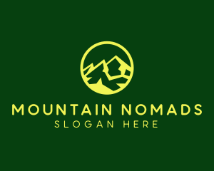 Yellow Mountain Peak  logo design