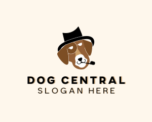 Dog Pet Hat logo design