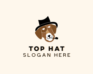 Dog Pet Hat logo design