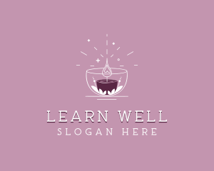 Artisanal Wellness Candle logo design