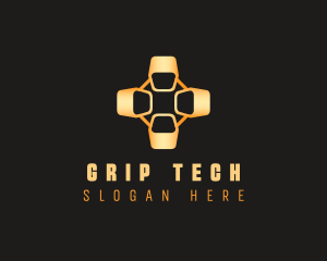 Tech Cube Cyberspace logo design