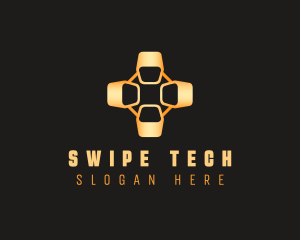 Tech Cube Cyberspace logo design