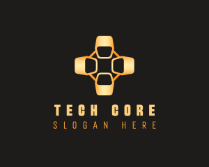 Tech Cube Cyberspace logo design