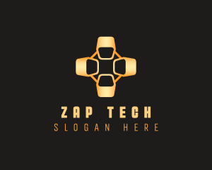 Tech Cube Cyberspace logo design