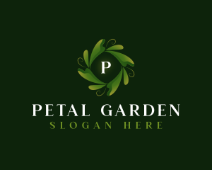 Elegant Organic Leaf logo design