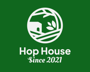 Green House Badge logo design