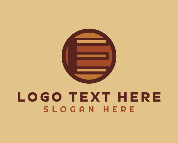 Wooden logo example 3