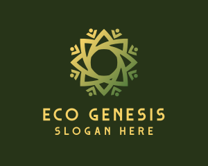 Green Eco Business  logo design