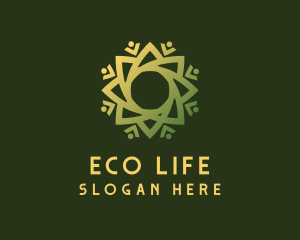 Green Eco Business  logo design