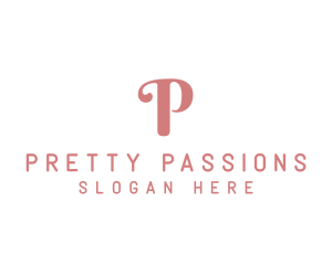Pretty Romantic Cursive logo