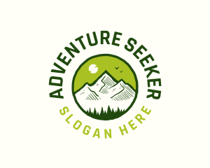 Mountain Nature Adventure logo design