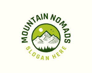 Mountain Nature Adventure logo design