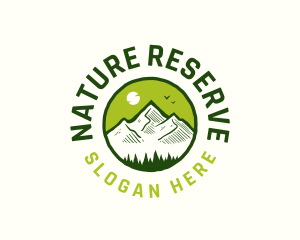 Mountain Nature Adventure logo design