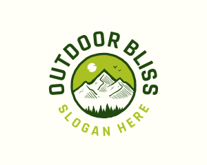 Mountain Nature Adventure logo design