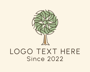 Evergreen - Nature Eco Tree logo design
