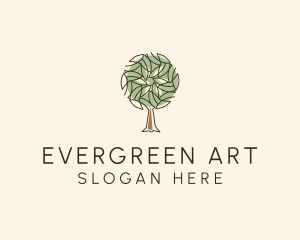 Nature Eco Tree logo design