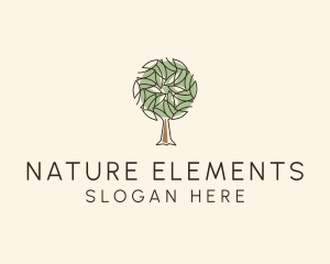 Nature Eco Tree logo design