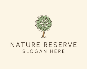 Nature Eco Tree logo design