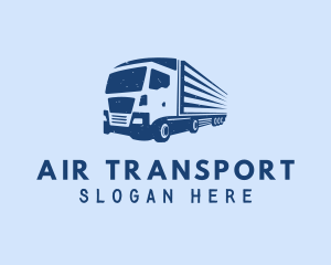 Logistics Trailer Truck logo design