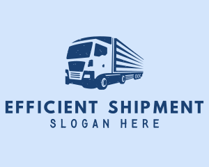 Logistics Trailer Truck logo design