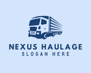 Logistics Trailer Truck logo design