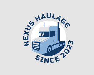 Trucking Haulage Vehicle logo design