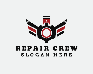 Engine Repair Piston Wings  logo