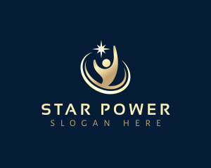 Human Career Star logo design