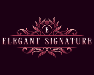 Crest Floral Decorative logo design