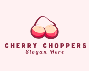 Sexy Cherry Boobs logo design