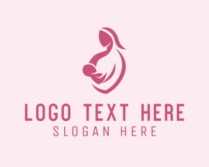 Child Mom Breastfeed logo