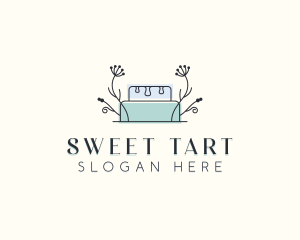 Floral Cake Bakery logo design