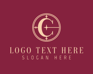 Simple Mystical Letter C Logo