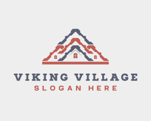 Village Homes Roofing logo design