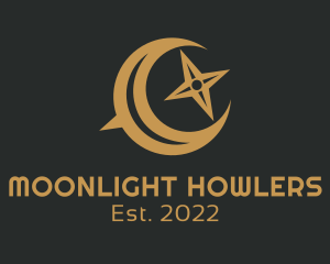 Crescent Moon Navigator logo design