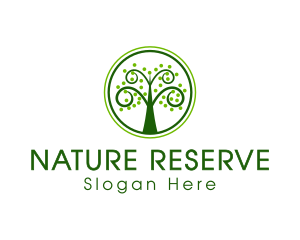 Curly Tree Nature logo design