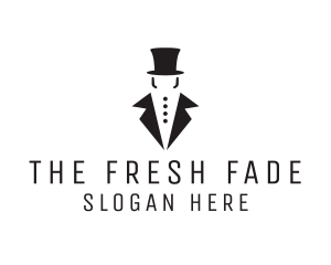 Top Hat Tuxedo Gentleman logo design