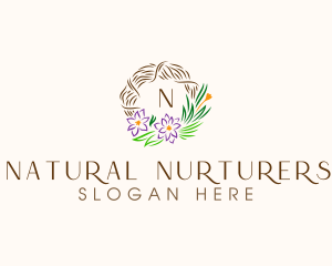 Floral Wreath Decor logo design