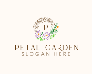 Floral Wreath Decor logo design