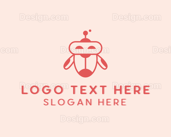 Happy Robot Cyborg Logo