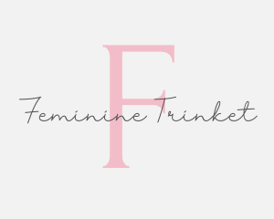 Cursive Feminine Beauty logo design