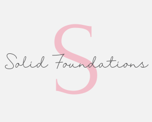 Cursive Feminine Beauty logo