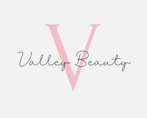 Cursive Feminine Beauty logo design