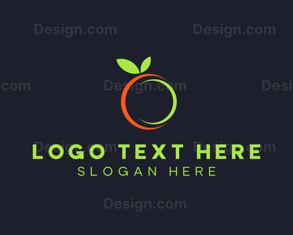 Organic Citrus Fruit Logo